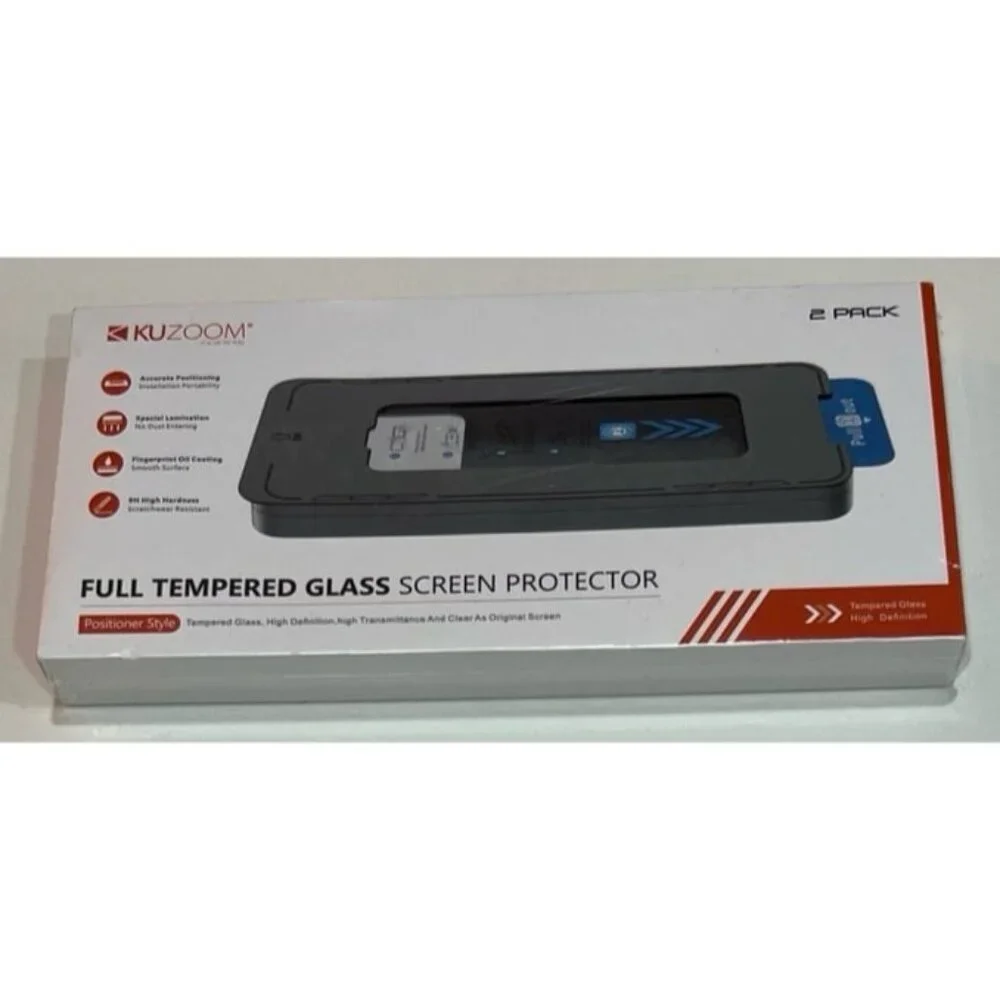 KUZOOM Full Tempered Glass Screen Protector